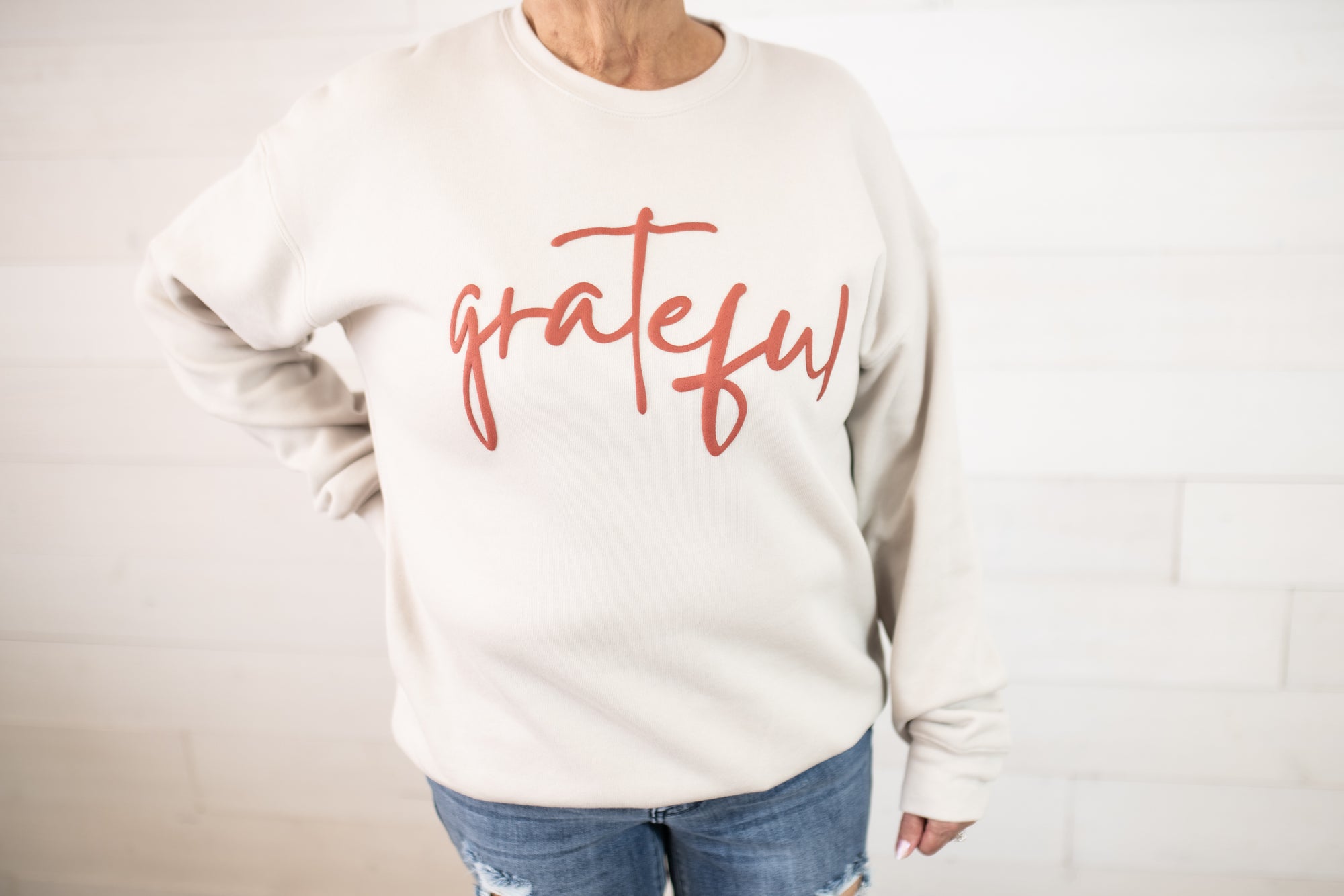 Grateful Fall Sweatshirt-Ivory