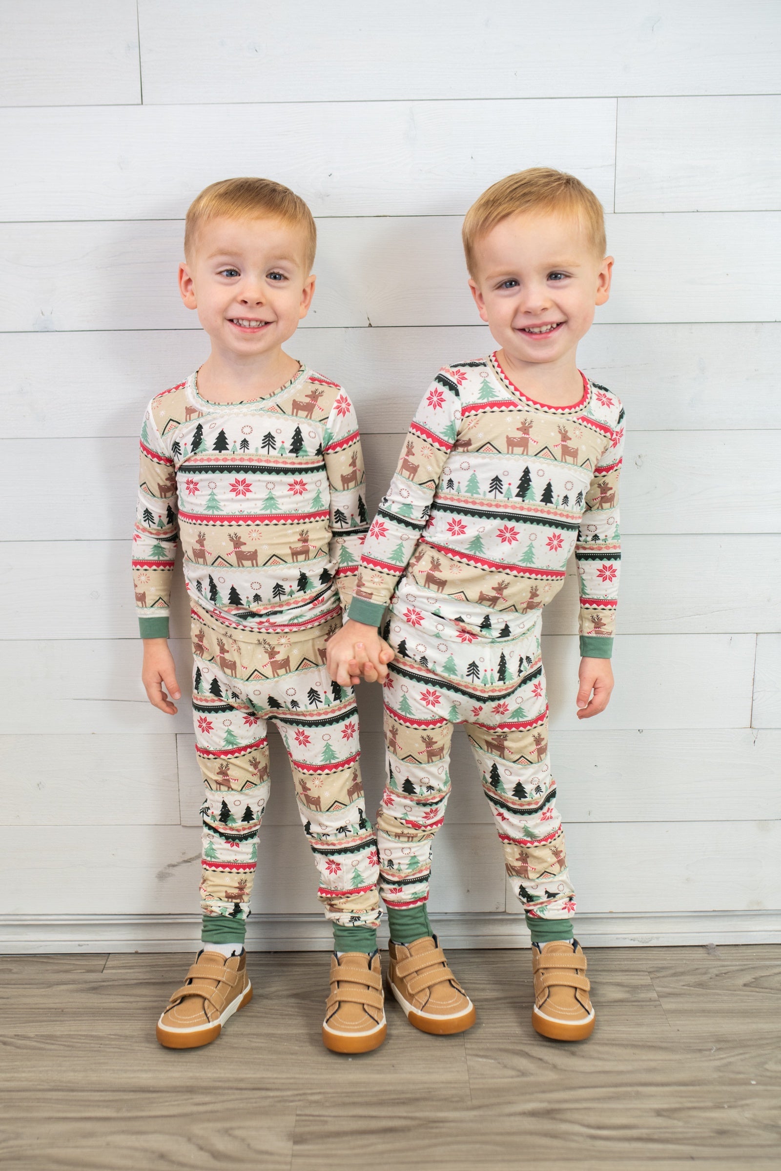 Reindeer Fair Isle LS Loungewear Set