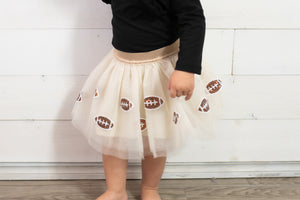 Angel Dear Football TuTu Skirt-Oatmeal