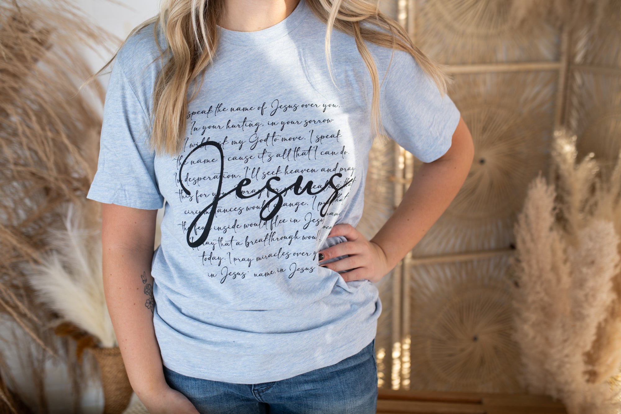 "Speak the Name of Jesus" Short Sleeve Graphic Tee