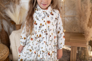 Cream & Autumn Ditsy Judy Dress