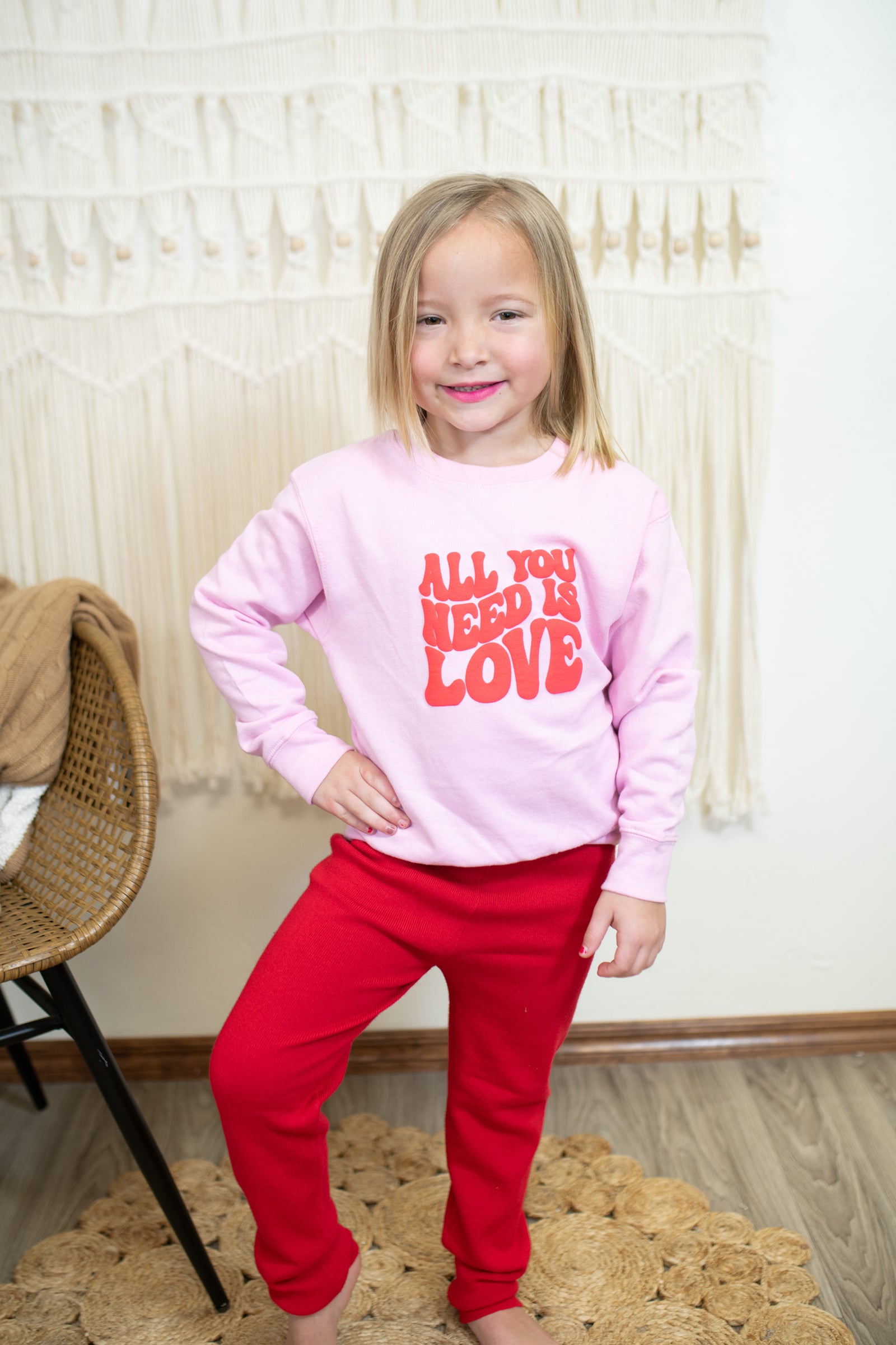 Kids All You Need Is Love Sweatshirt