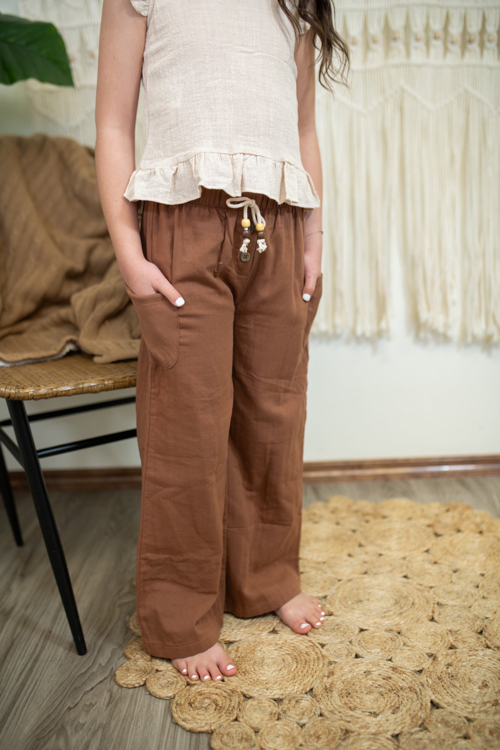 Rust Aimee Wide Leg Pant's