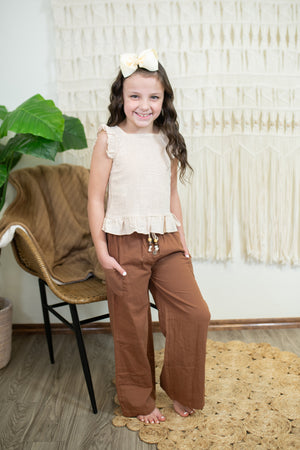 Rust Aimee Wide Leg Pant's