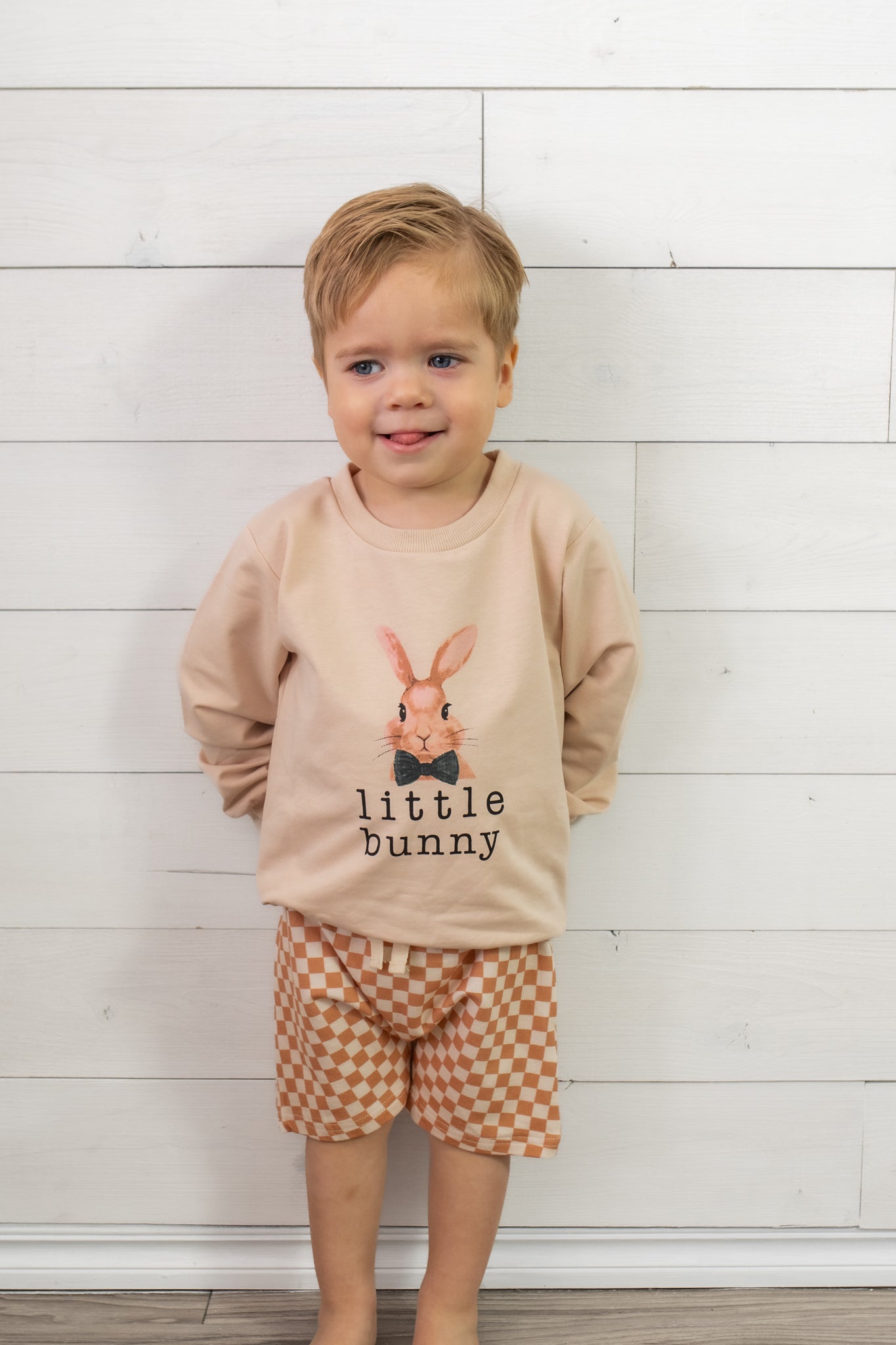 Shorts Boys Butterscotch Checkered Harem