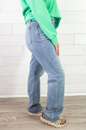 Laken HW Dad Jeans 90 Straight