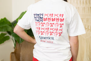 America the Bowtiful White Graphic Tee