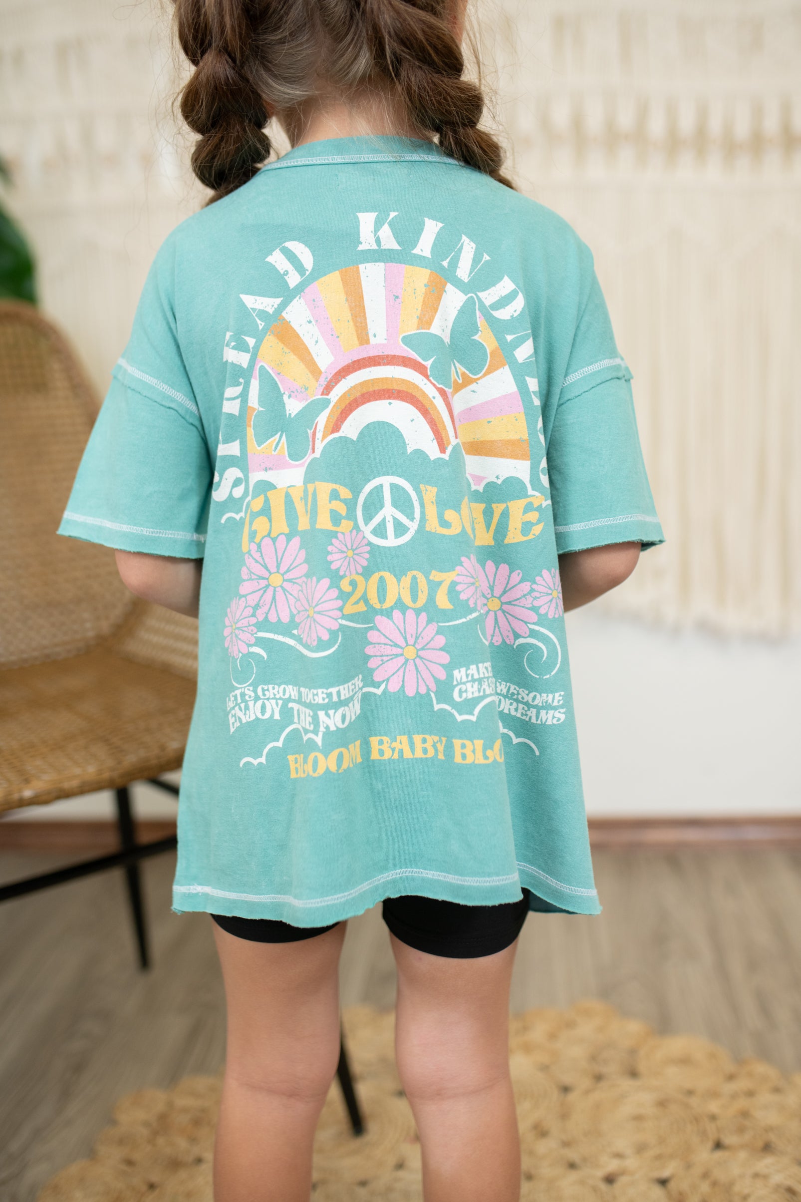 Wasabi Spread Kindness Give Love Graphic Tee