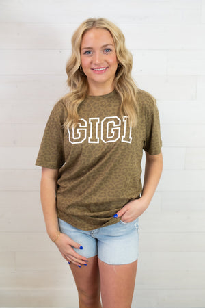 Leopard Graphic Tee Gigi