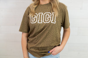 Leopard Graphic Tee Gigi