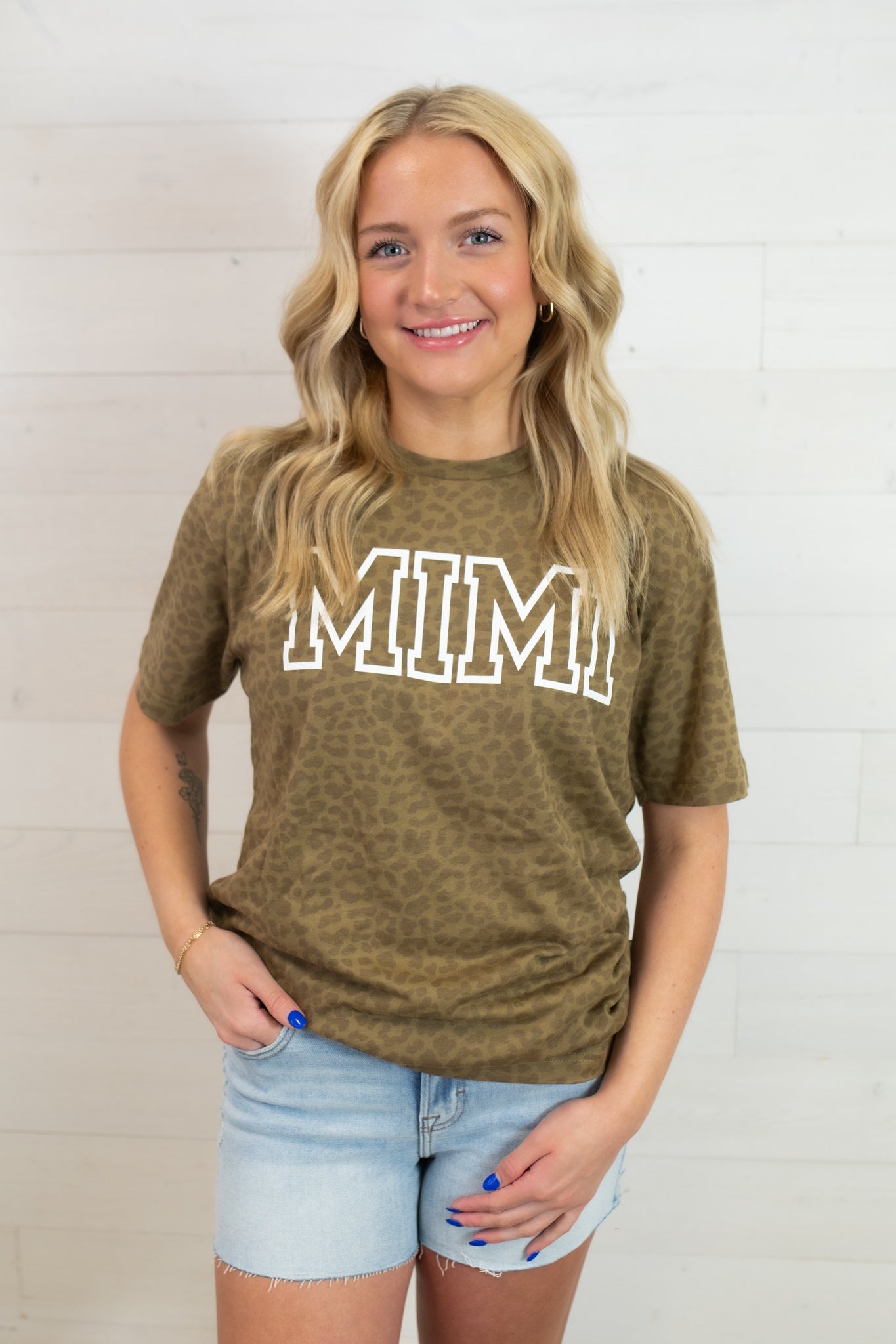 Leopard Graphic Tee Mimi