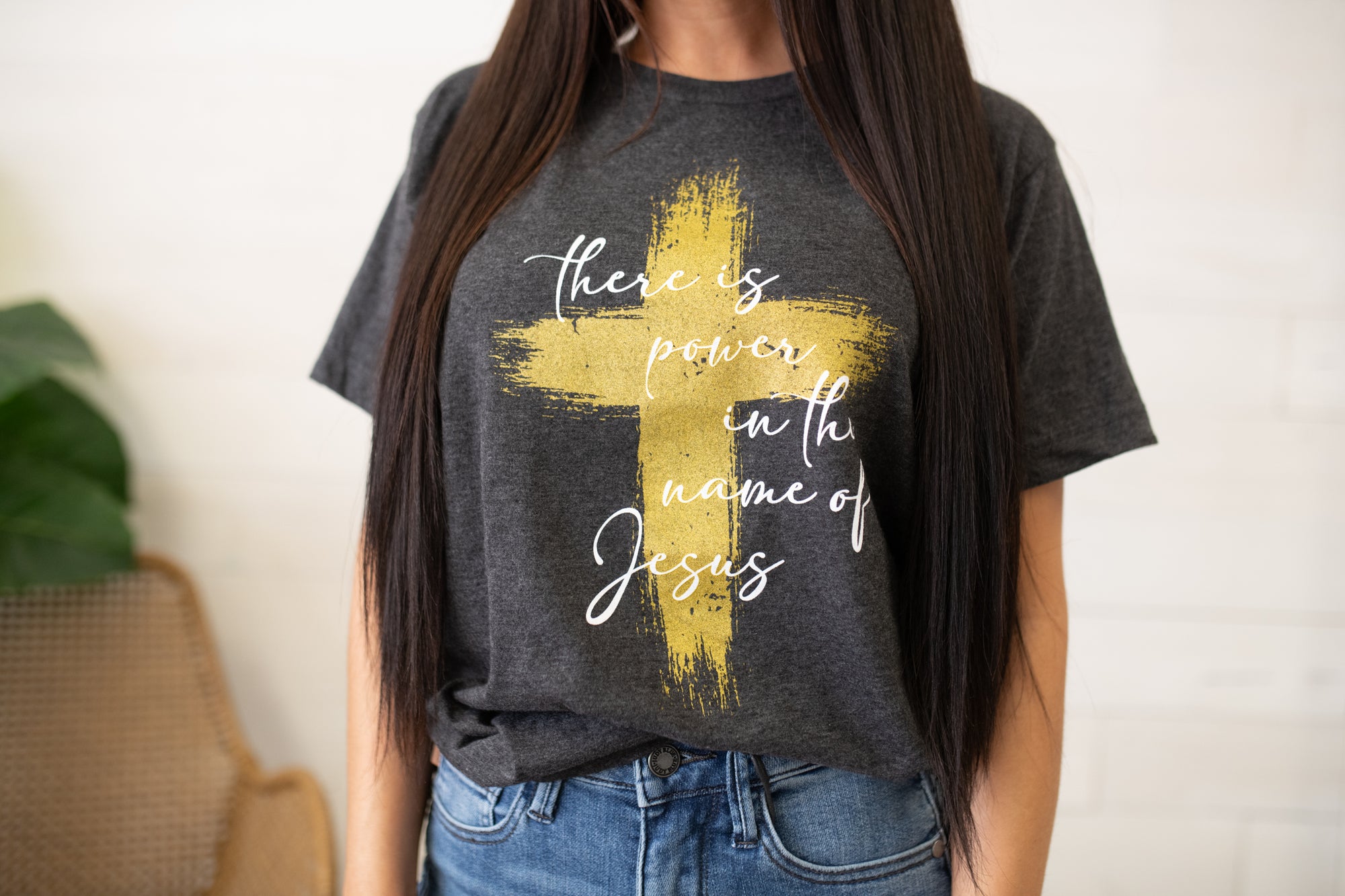 There Is Power In The Name Of Jesus Graphic Tee
