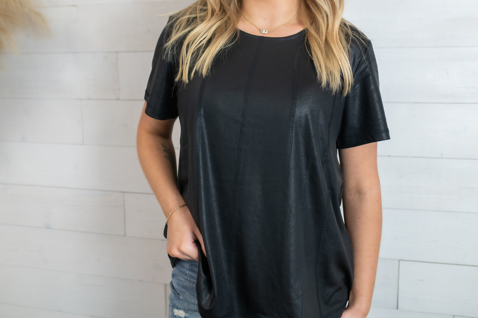 Walk The Line Top Black