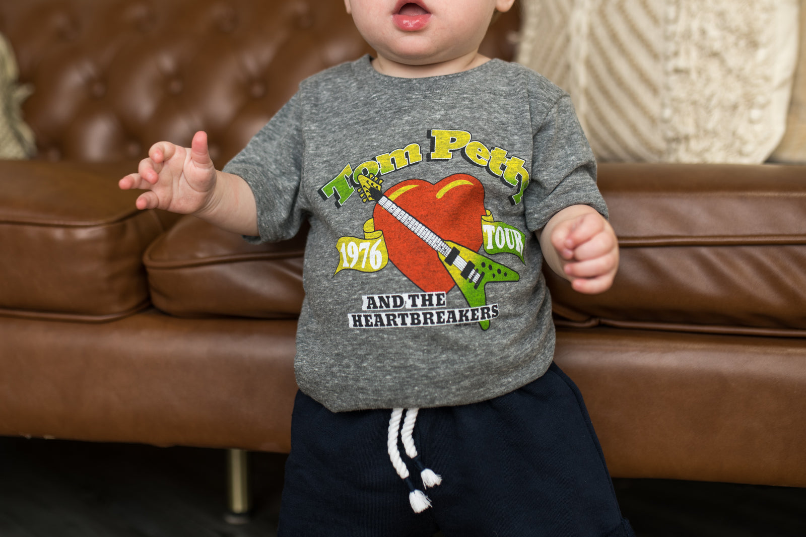 Kid's Grey Tom Petty Tee