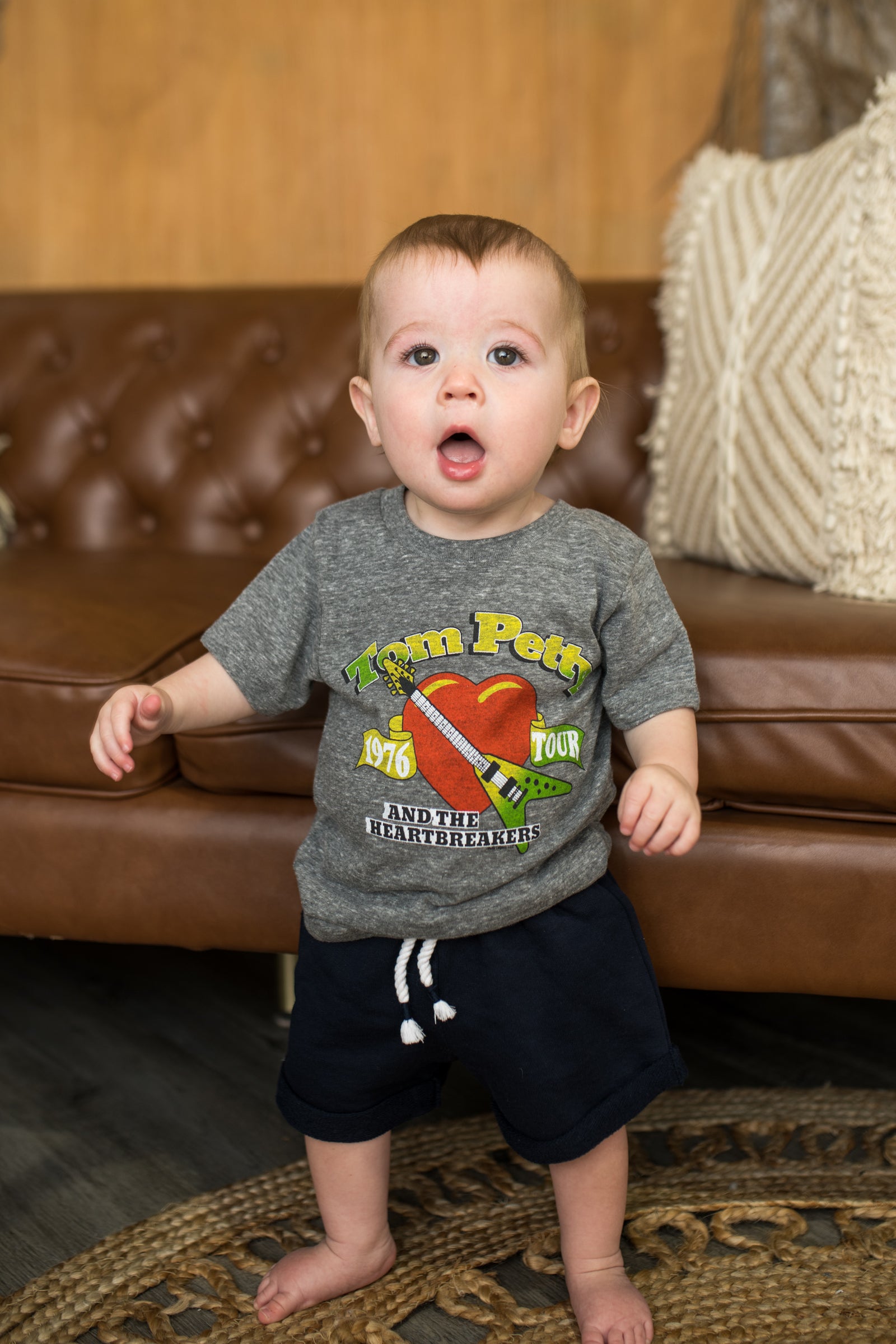 Kid's Grey Tom Petty Tee