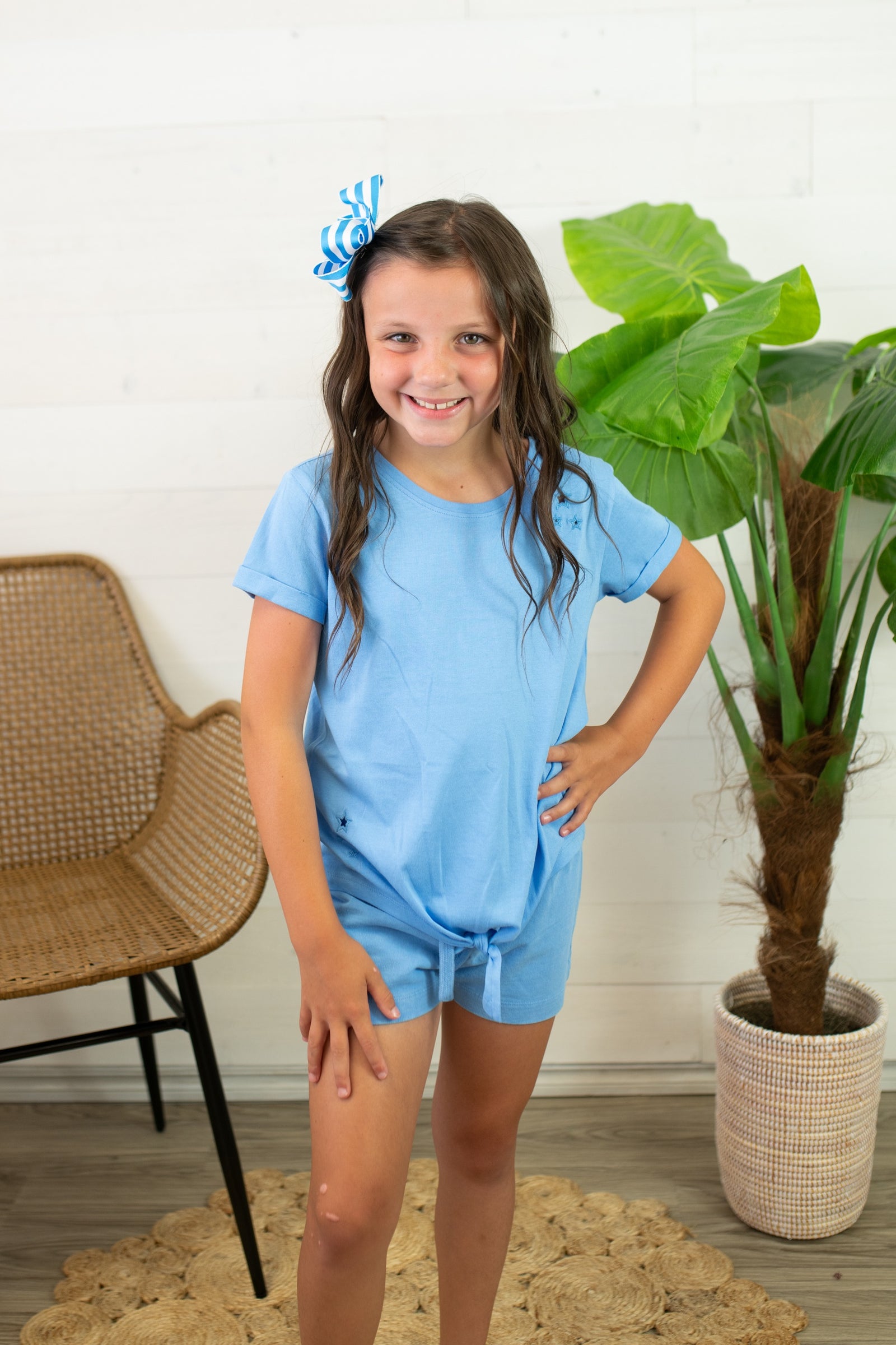 Blue Washed Tween Shorts