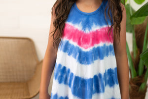 Summer Wave Trapeze Dress