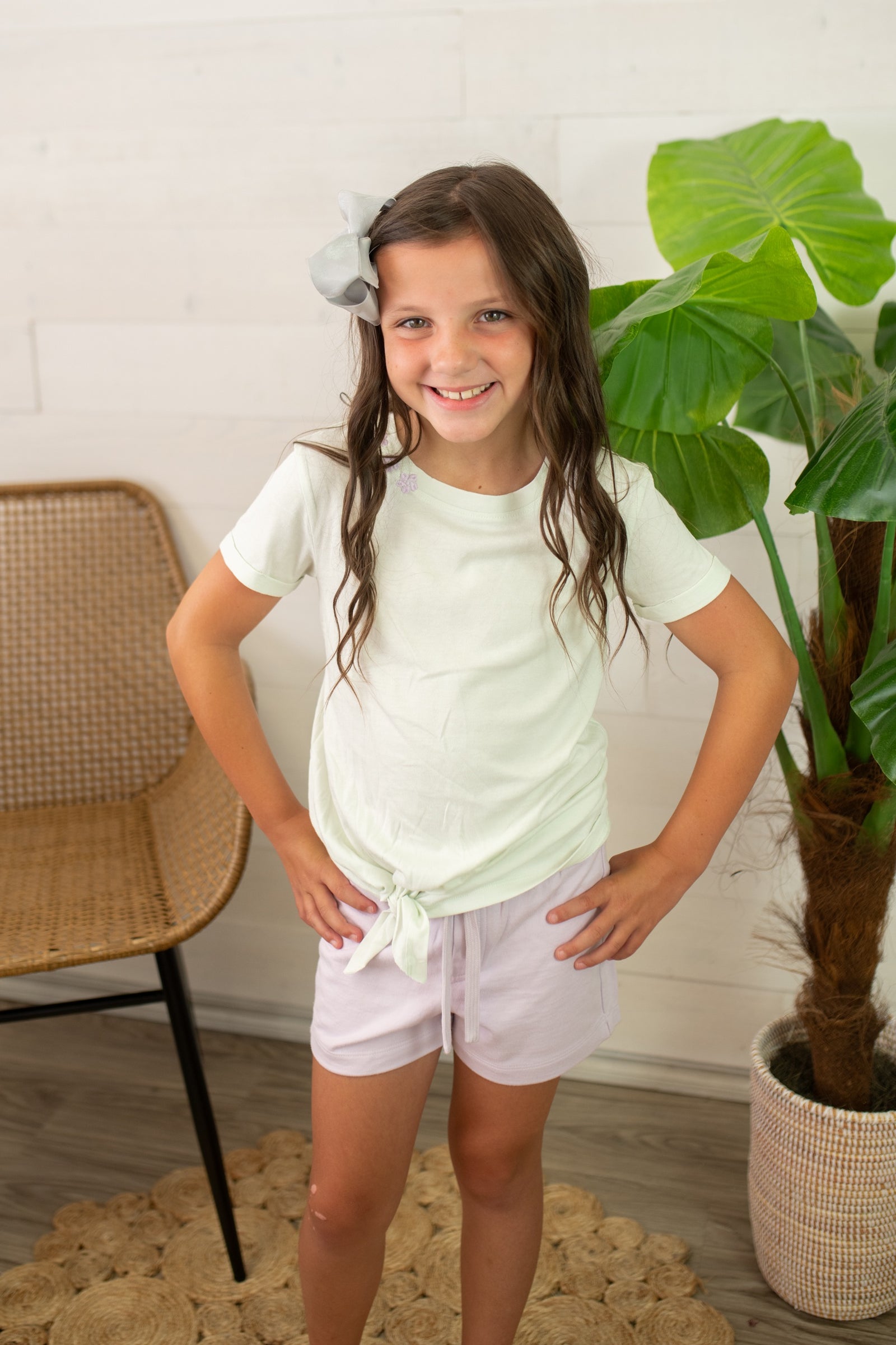 Lavender Fog Classic Tween Shorts
