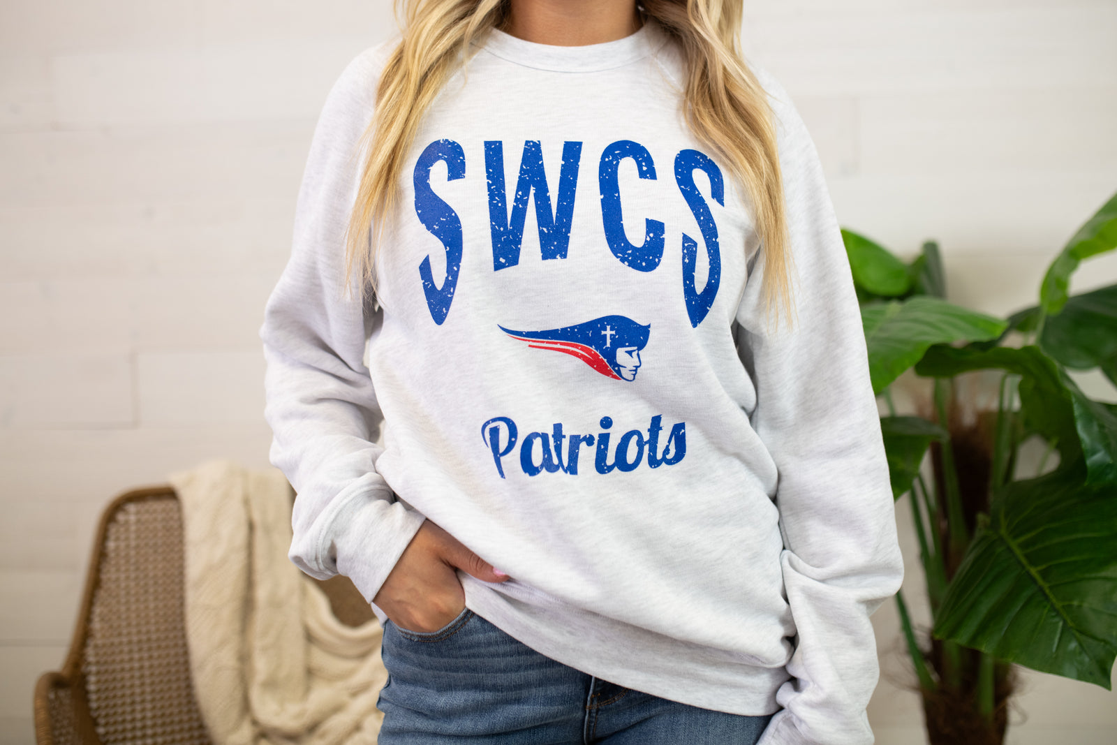 Southwest Covenant Patriots Ash Grey Sweatshirt