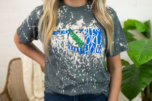 God Bless Oklahoma Bleached Graphic Tee