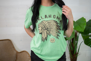 Okie Green Graphic Tee