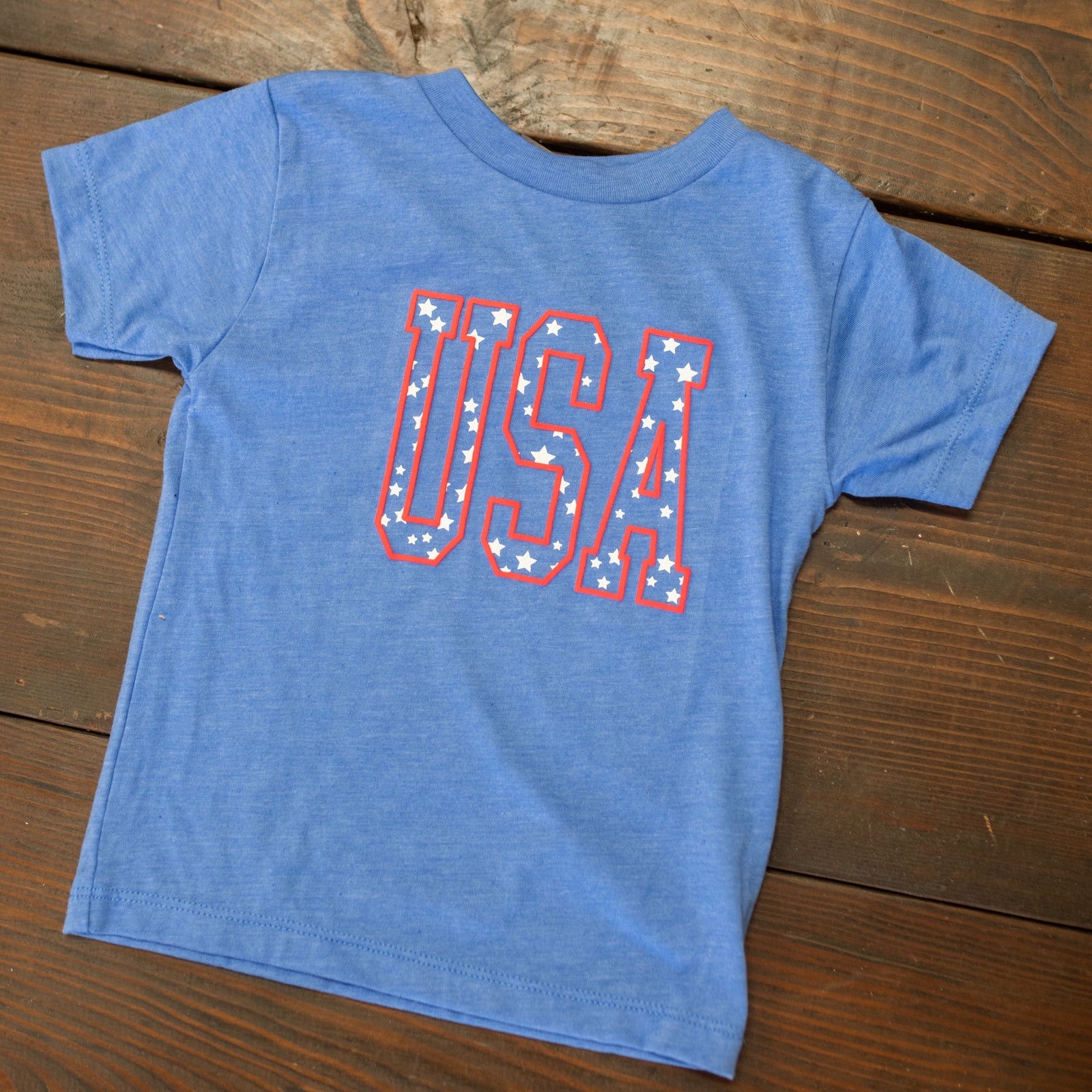 USA Blue/Red Graphic Infant Tee