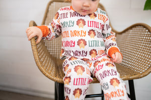 Little Turkey Boy Romper