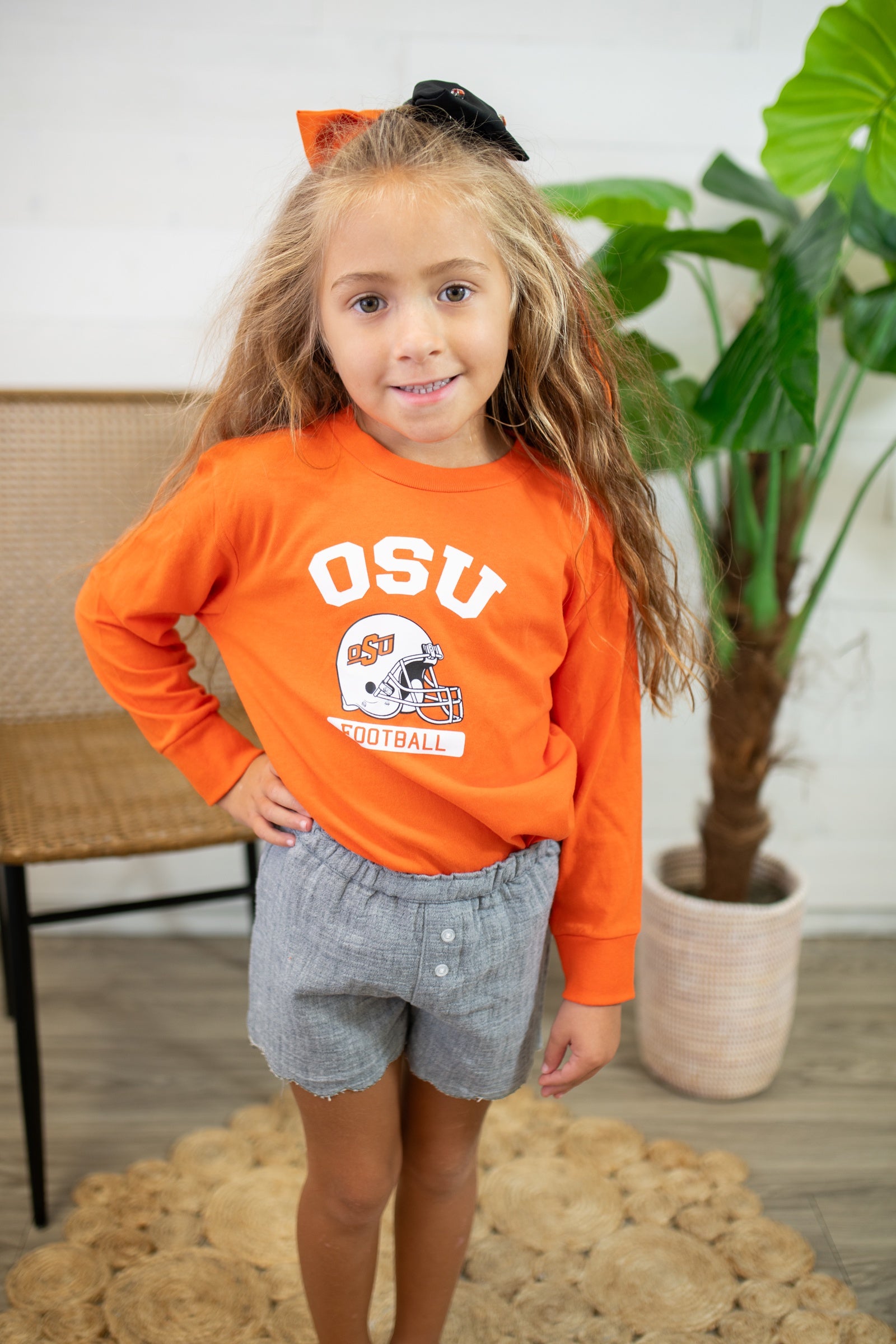 OSU Orange/White Long Sleeve T-Shirt