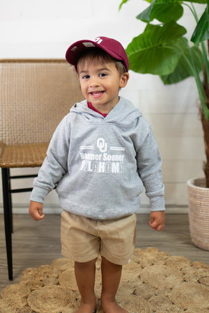 OU Hooded Sweatshirt-Grey