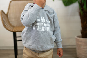 OU Hooded Sweatshirt-Grey