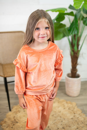 Orange Buttercup 2 Piece Pant Set