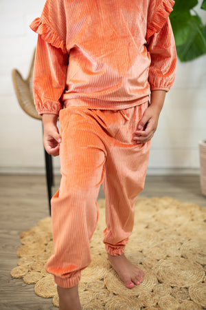 Orange Buttercup 2 Piece Pant Set