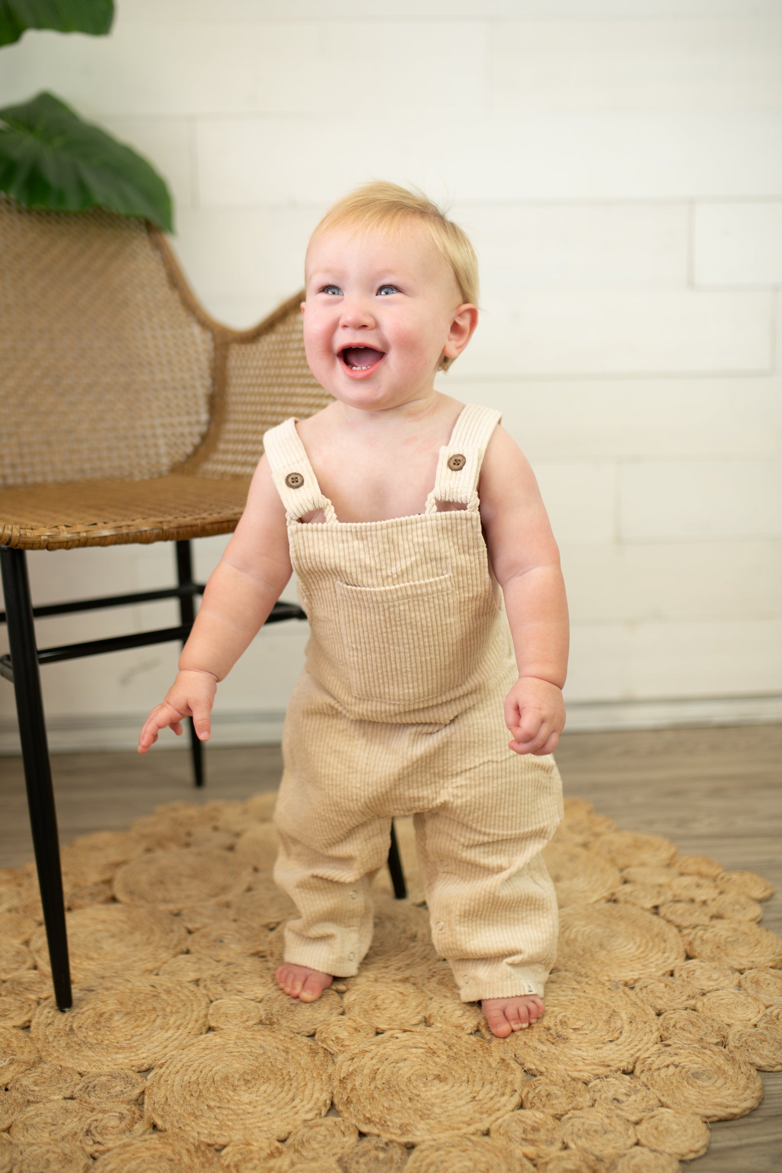 Galleon Cunkycord Overalls-Tan