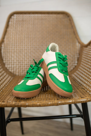 Miel 78 Sneakers-Green & White