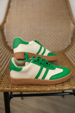 Miel 78 Sneakers-Green & White