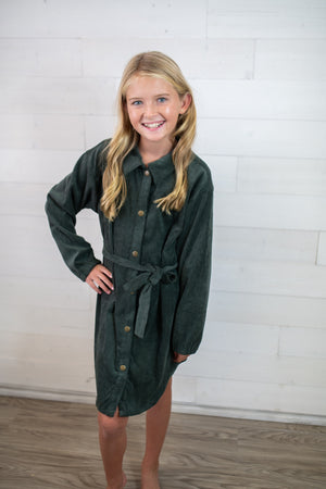 Vignette Shannon Coat Dress-Pine