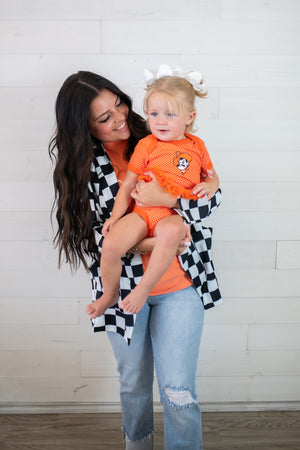 Black & White Checkered Light Weight Jacket