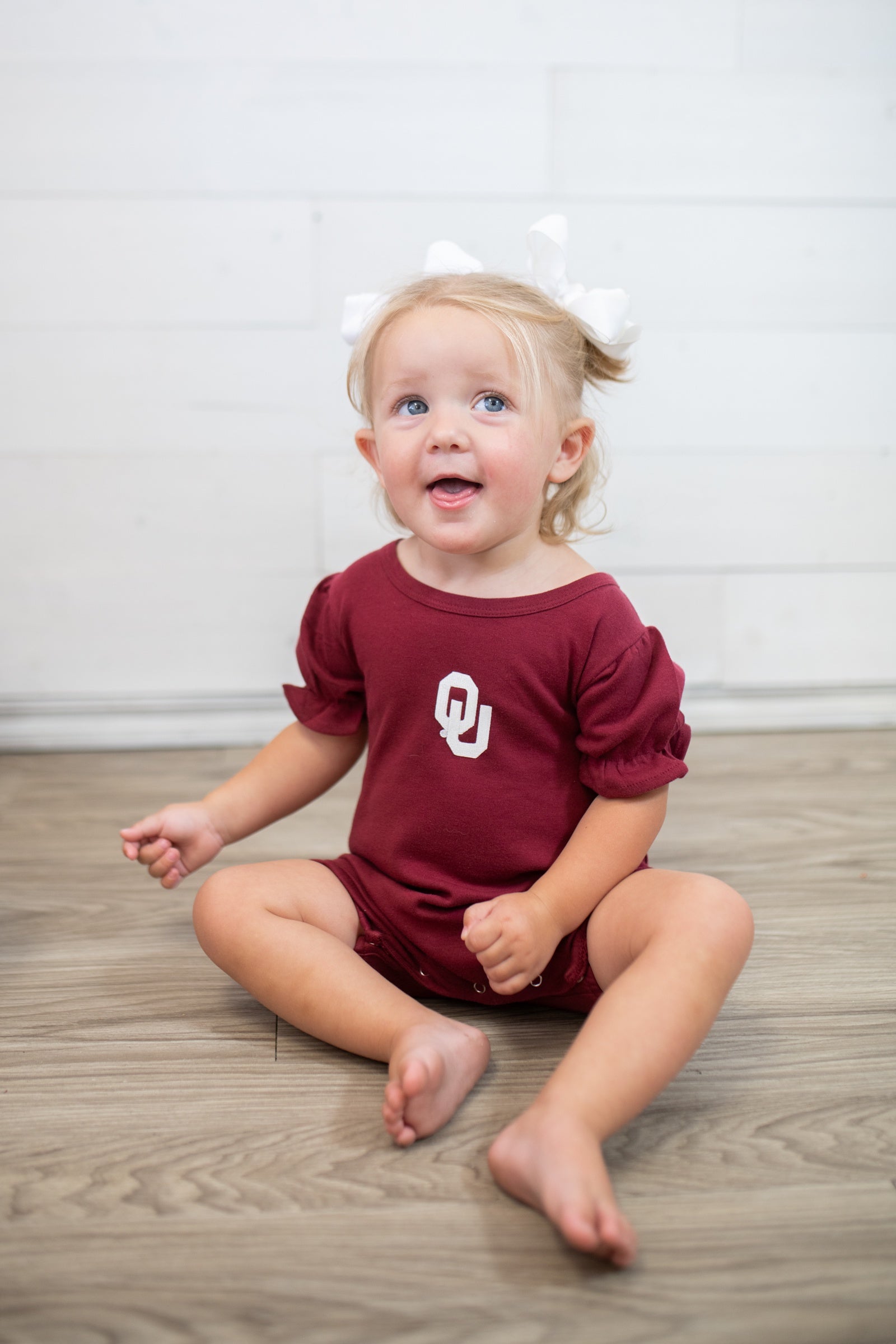 OU Crimson Infant Romper