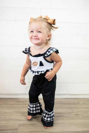 Team Spirit Baby Romper-Black