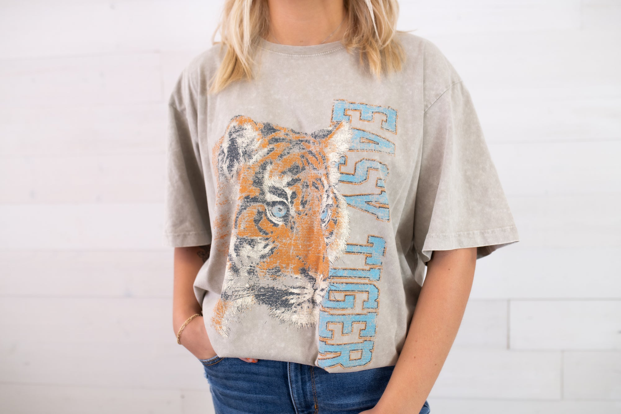 Zutter Easy Tiger Graphic Tee-Mocha