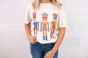 Nutcracker Trio Graphic Tee-Ivory