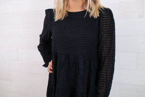 Hayden Los Angeles Black LS Dress