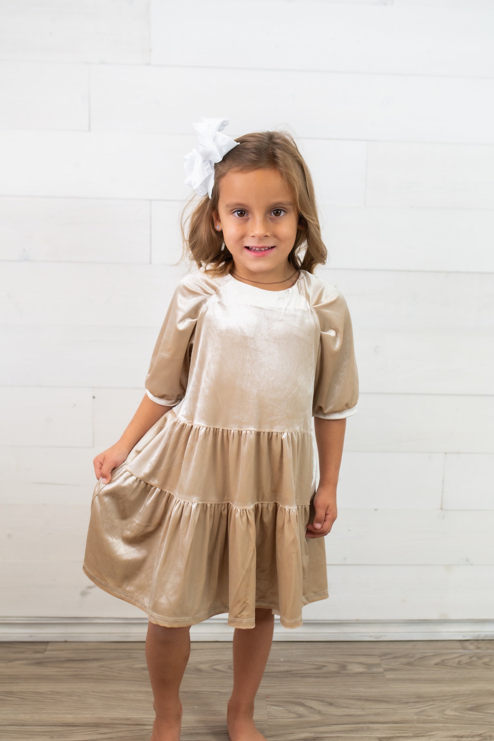 Vignette Alice Dress-Wheat