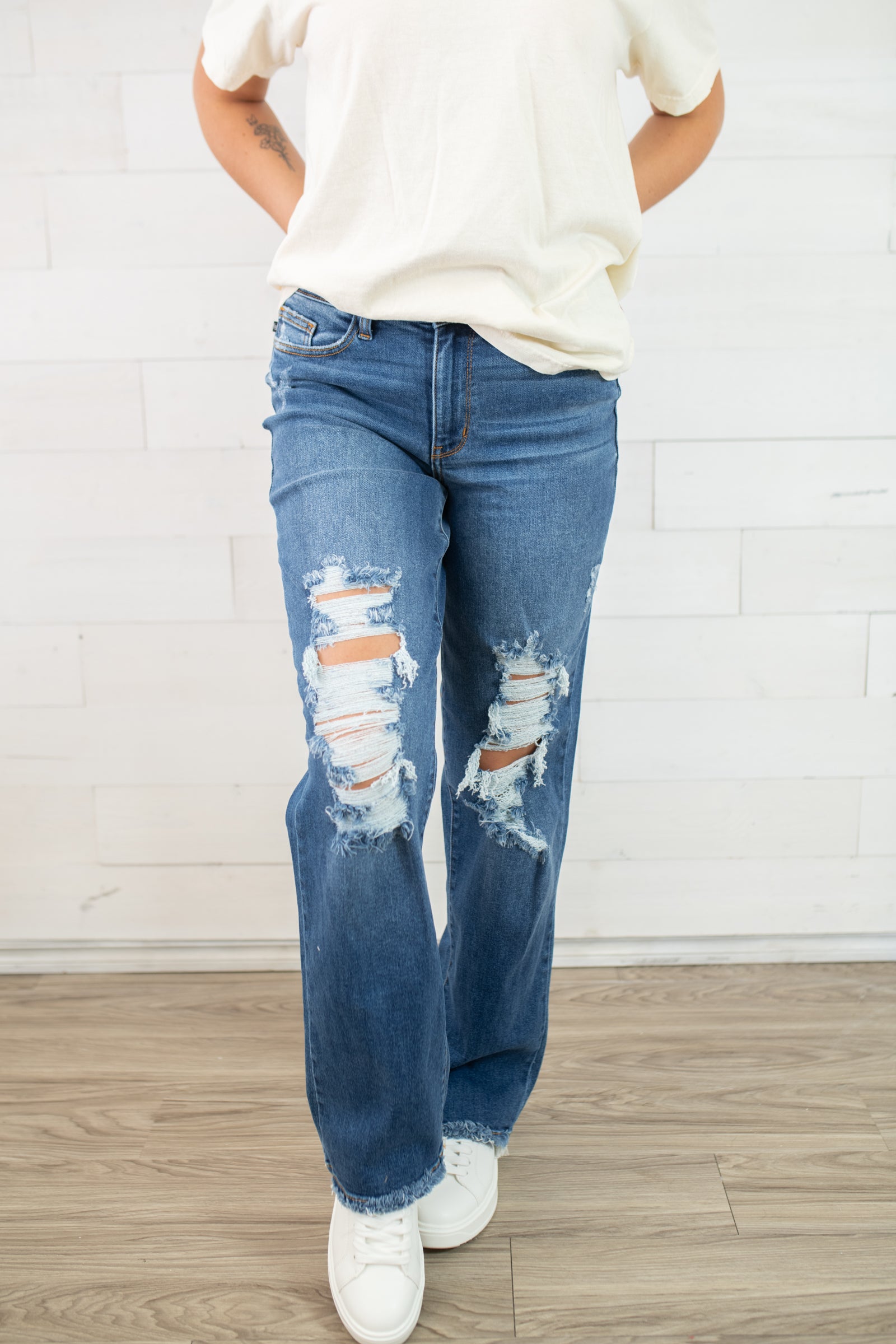 Judy Blue Berkley Mid Rise Dad Jean