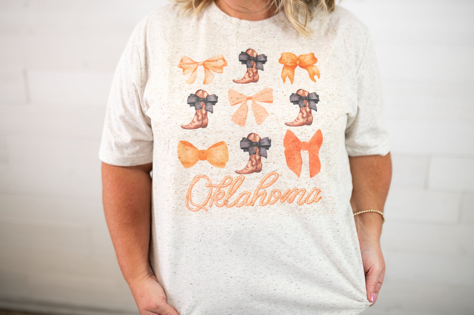 Oklahoma State Orange Bows & Boots