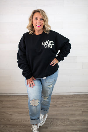 Raisin Arrows Game Day Sweatshirt-Black