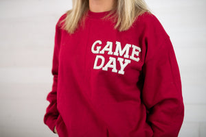 Raisin Arrows Game Day Sweatshirt-Red