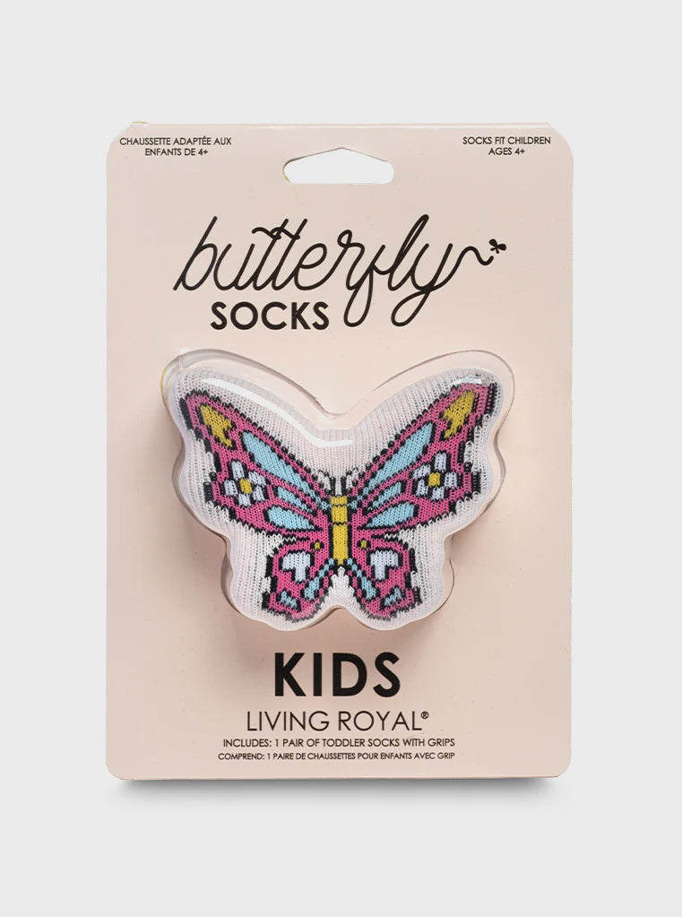 Kids 3D Socks Butterflys
