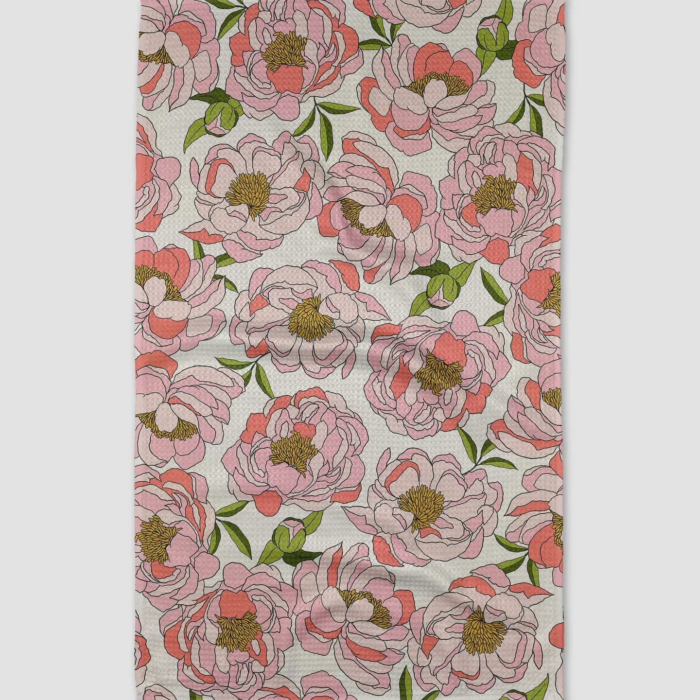 Tea Towel Peony Paradise