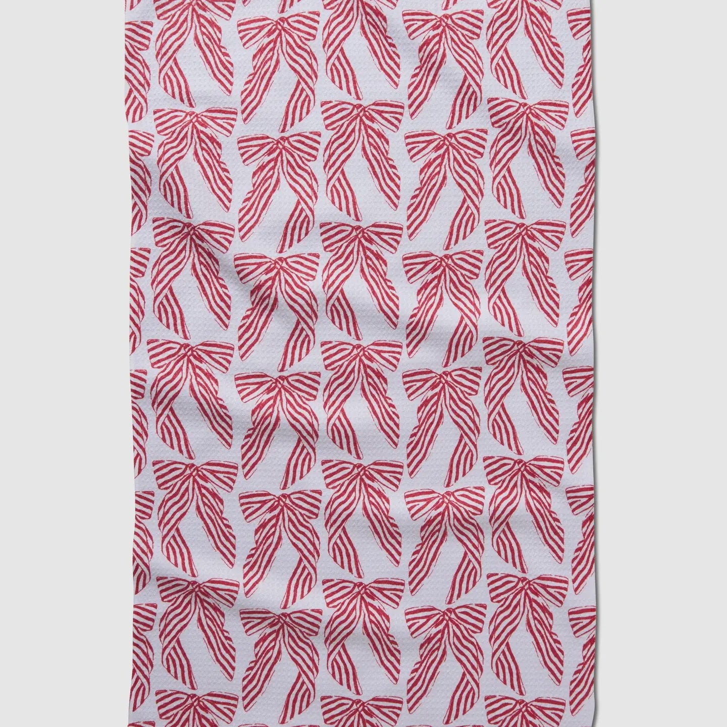 Geometry Kitchen Tea Towel-Striped Bows